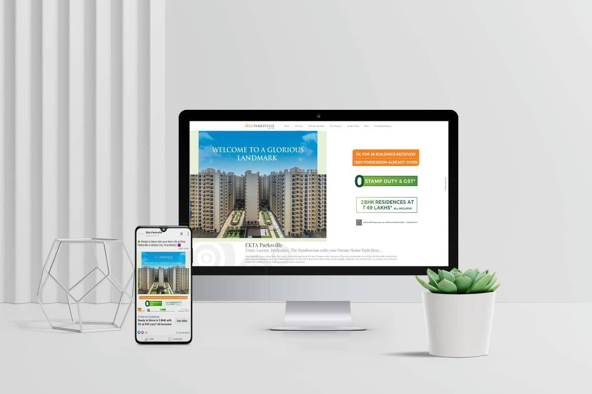 Ekta Parksville Digital Campaign By Brandniti