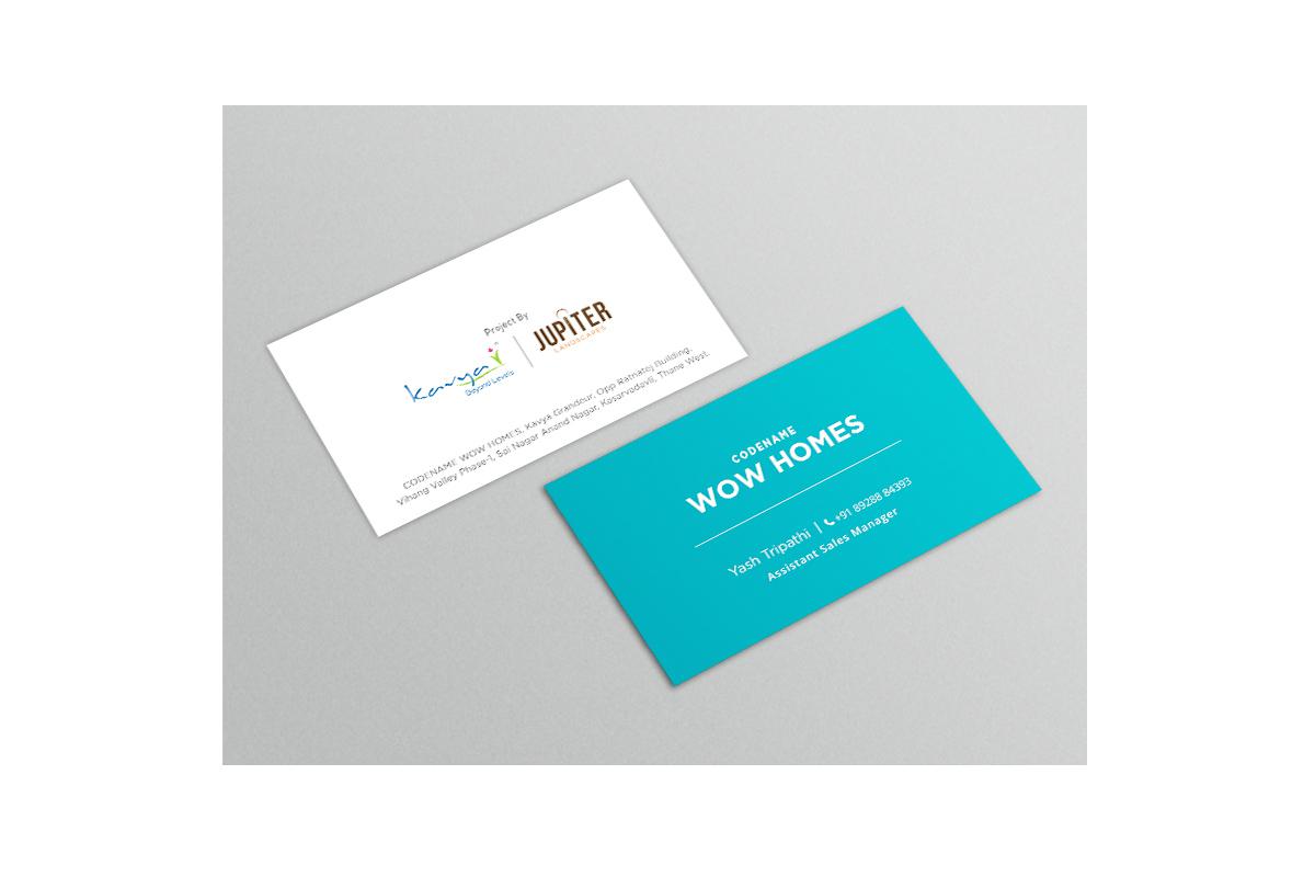 wow homes visiting cards by Brandniti