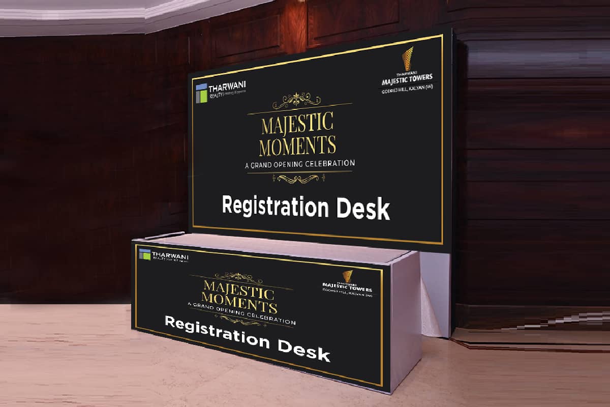 Tharwani Registration Desk by Brandniti