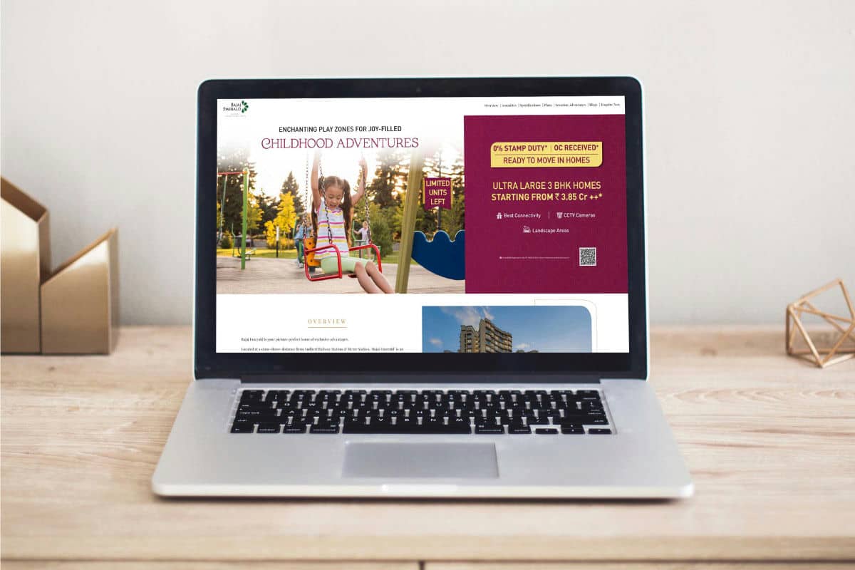 Bajaj Emerald Microsite By Brandniti