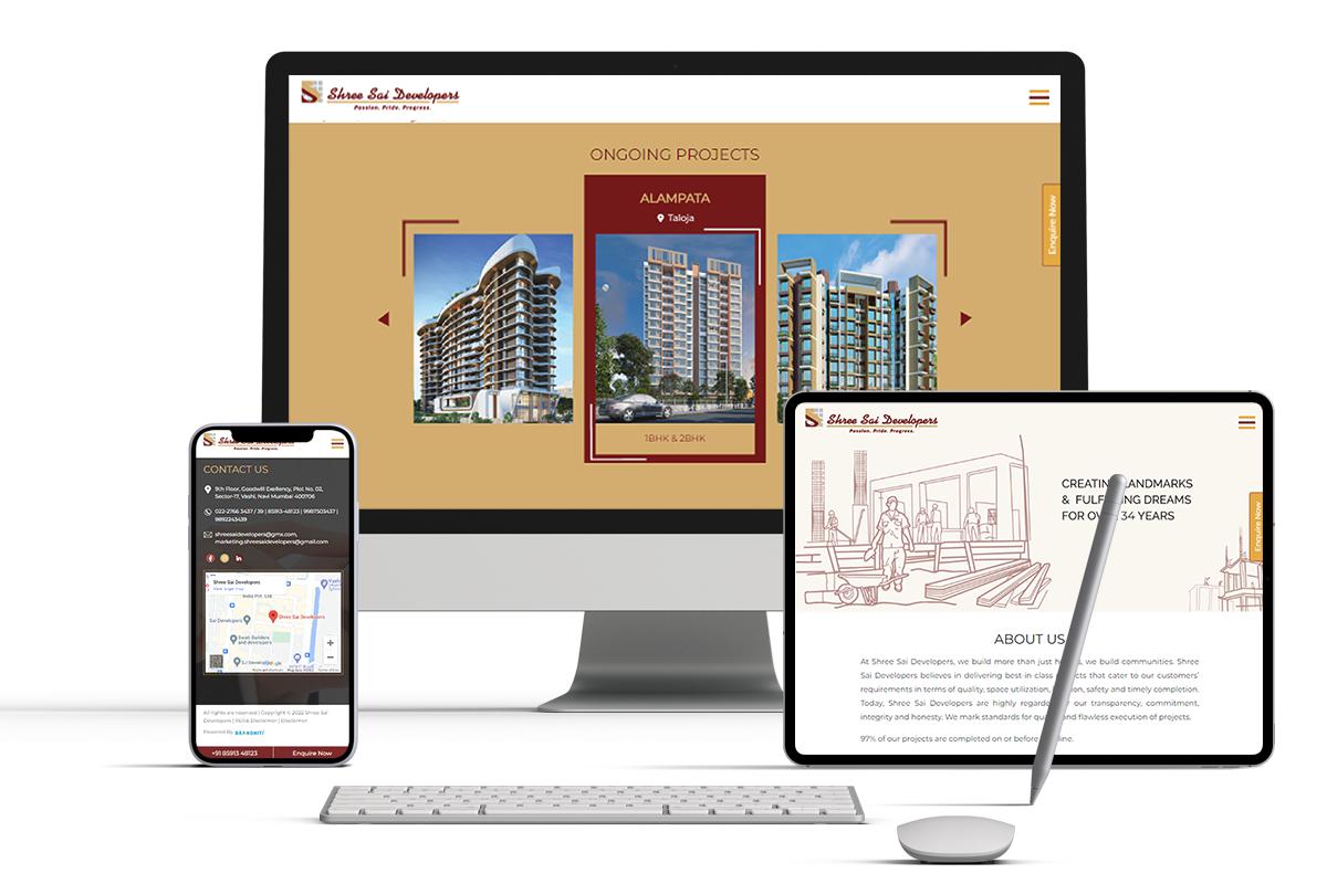 Shree Sai Developers Website By Brandniti